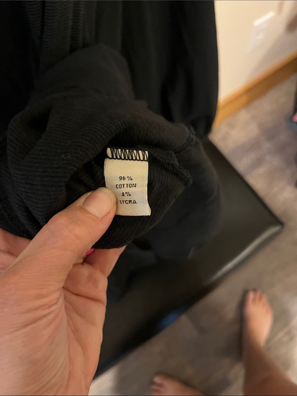 Iridium Classic Black Button-Front Tunic with Stand Collar and Pockets - Picture 7 of 12